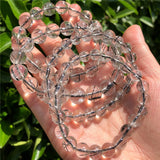 Rutilated Quartz Bracelet Crystal Healing Stone Jewelry
