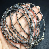 Rutilated Quartz Chain Bracelet 925 Sterling Silver Jewelry Gift