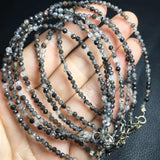 Rutilated Quartz Chain Bracelet 925 Sterling Silver Jewelry Gift