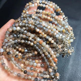 Fengbaowu Natural Skeletal Crystal Bracelet 925 Silver Healing Stone