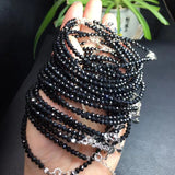 Natural Spinel Bracelet Faceted Bead 925 Sterling Silver Crystal Healing Stone