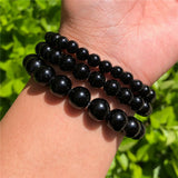 1 Pc Fengbaowu Tourmaline Bracelet Crystal Quartz Healing Stone Men Women