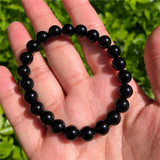 1 Pc Fengbaowu Tourmaline Bracelet Crystal Quartz Healing Stone Men Women