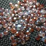 Natural Cinnabar Agate Heart Pendant Crystal Quartz Reiki Healing Stone