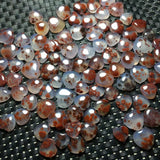 Natural Cinnabar Agate Heart Pendant Crystal Quartz Reiki Healing Stone