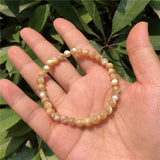 Coffee Shell Trochid Bracelet Round Beads Jewelry Gift