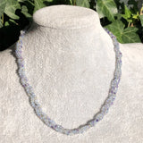 Fengbaowu Colorful Fluorite Necklace Crystal Healing Jewelry