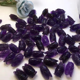 Fengbaowu Amethyst Cicada Pendant Crystal Jewelry Making