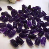 Fengbaowu Amethyst Cicada Pendant Crystal Jewelry Making