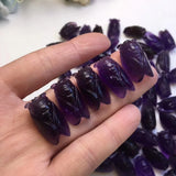 Fengbaowu Amethyst Cicada Pendant Crystal Jewelry Making