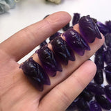 Fengbaowu Amethyst Cicada Pendant Crystal Jewelry Making