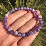 Natural Dream Amethyst Bracelet Crystal Healing Stone Jewelry