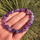 Natural Dream Amethyst Bracelet Crystal Healing Stone Jewelry