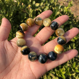 Natural Tiger Eye Bracelet Crystal Healing Stone Jewelry Gift
