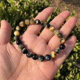 Natural Tiger Eye Bracelet Crystal Healing Stone Jewelry Gift