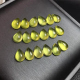 1 Pc Prehnite Water Drop for Jewelry Making Reiki Healing Stone DIY