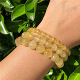 Natural Rutilated Quartz Bracelet Crystal Healing Stones Jewelry