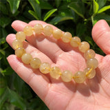 Natural Rutilated Quartz Bracelet Crystal Healing Stones Jewelry