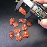 Natural Sunstone Nine-Tailed Fox Jewelry Making Bead