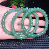 Green Aventurine Bracelet Bamboo Joint Shape Crystal Healing Stone