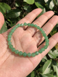 Green Aventurine Bracelet Faceted Beads Crystal Healing Stone Jewelry