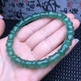 Fengbaowu Natural Green Strawberry Quartz Bracelet Crystal Healing Stone Jewelry