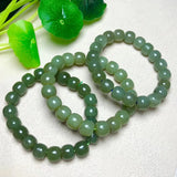 1 Pc Hetian Jade Nephrite Bracelet Old Style Beads Reiki Healing Stone