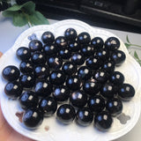 1 Pc Fengbaowu Natural Hypersthene Sphere Ball Bead for Pendant Bracelet