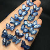 Natural Kyanite Butterfly Pendant Earring Crystal Healing Stone DIY Accessories