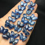 Natural Kyanite Butterfly Pendant Earring Crystal Healing Stone DIY Accessories