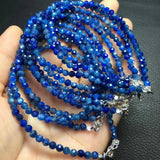 Natural Kyanite Chain Bracelet Reiki Healing Stone 925 Sterling Silver