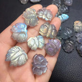 Labradorite Butterfly Pendant Crystal Healing Stone Jewelry