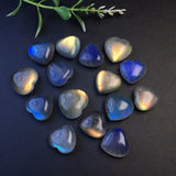 Labradorite Heart Jewelry Making Pendant Earring Bracelet Crystal Reiki Healing