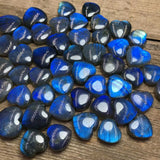 Labradorite Heart Pendant 925 Silver Reiki Healing Crystal Jewelry