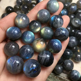 Labradorite Sphere Ball for Pendant Bracelet Crystal Reiki Healing