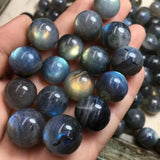 Labradorite Sphere Ball for Pendant Bracelet Crystal Reiki Healing