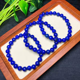 Fengbaowu Lapis Lazuli Bracelet Crystal Healing Stone Jewelry Gift