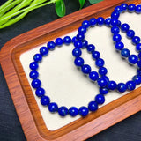 Fengbaowu Lapis Lazuli Bracelet Crystal Healing Stone Jewelry Gift
