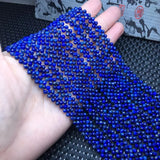 Fengbaowu Natural Lapis Lazuli Necklace Reiki Healing Stone Jewelry