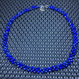 Fengbaowu Natural Lapis Lazuli Necklace Reiki Healing Stone Jewelry