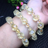 Natural Lemon Citrine Bracelet - Reiki Healing Stone Jewelry