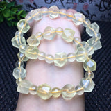 Natural Lemon Citrine Bracelet - Reiki Healing Stone Jewelry