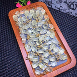 Natural Lemon Citrine Bucket Pendant Crystal Reiki Healing Stone Jewelry