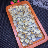 Natural Lemon Citrine Bucket Pendant Crystal Reiki Healing Stone Jewelry
