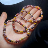 Natural Mookaite Bracelet Abacus Heishi Beads Crystal Reiki Healing Stone