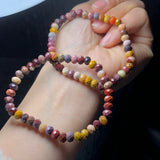 Natural Mookaite Bracelet Abacus Heishi Beads Crystal Reiki Healing Stone