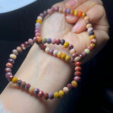 Natural Mookaite Bracelet Abacus Heishi Beads Crystal Reiki Healing Stone