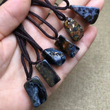 Natural Namibia Pietersite Pendant Crystal Healing Stone