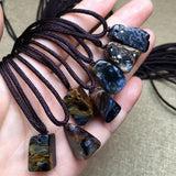 Natural Namibia Pietersite Pendant Crystal Healing Stone