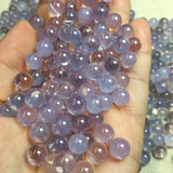 Natural Purple Jade Bead Sphere for Jewelry Making Pendant Earring Ring Bracelet